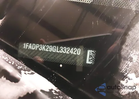 2016 Ford Focus Se from USA, damaged, VIN 1FADP3K29GL332420